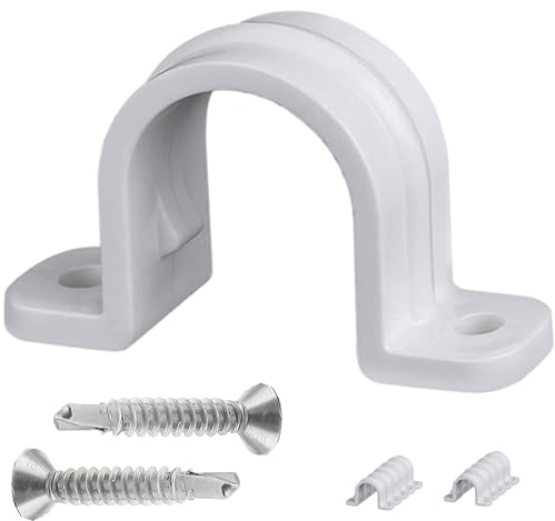 Soimuk 10 Set PVC Pipe Strap Clamps,SCH 1/2 in (20mm - 3/4 in)