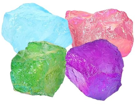 Vaguelly 4piezas Piedras Difusoras De De Natural Electrochapado Para Decoración De y Cristales Curativos De Mezclados