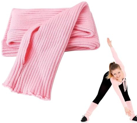 LEOINAER Jambières de ballet pour femme et fille Chaussettes Longues Ballet Femme et Fille Leggings à Trou au Talon Haute Élasticité 50 cm Noir