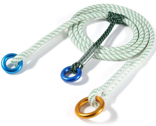 Cuerda de fricción multiahorro de 30 kN, 12 mm, resistente para proteger | Cordón de anclaje de poliéster, cuerda de escalada de árboles para arboristas, escalada, rescate y barranquismo