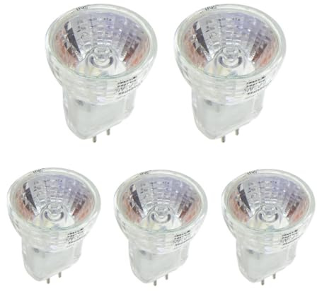 Mr8 Halogen Bulb 2700k Warm White-dimmable-high Cri 100 for Accent Lighting,track Light,replaces Mr8 Led-5 Pack(12V 35W)