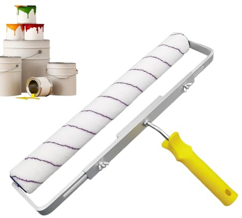 per vernice da 18 pollici – Kit, per tetto | da pavimento efficiente, in lega di alluminio, feltro in fibra morbida, ampia copertura per pareti e soffitti, uso I