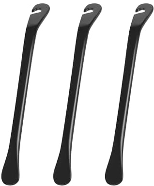 LATRAT 3 stycken däcklyftare, cykel, metallcykel, däckbyte, verktyg för cyklar, vägcyklar, mountainbikes, 11,5 cm, svart