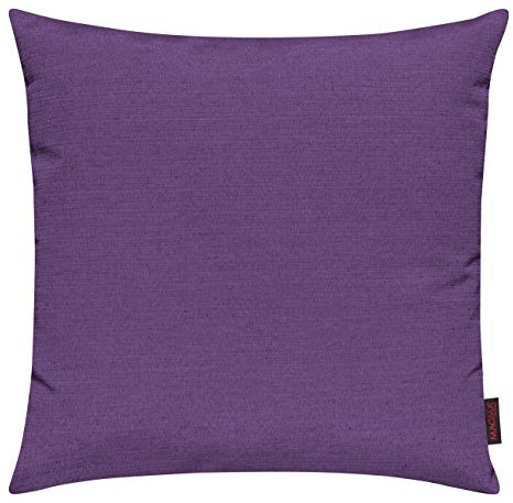 Fino Kissenhülle ca. 50 x 50 cm hochwertig & knitterarm Farbe (17 Aubergine) 1 Stück