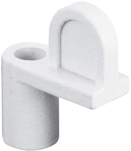 Prime-Line L 5788 7/16 In. Window Clips with #10 Screws, White Diecast (8 Pack)