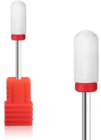 FRESA IN CERAMICA PER TORNOunghia Punta in ceramica per tornio. Manicure, pedicure, smalti, acriliche e gel. Lima rossa grana fine.