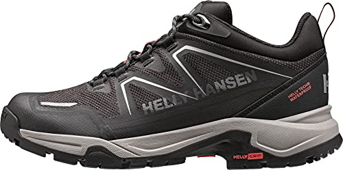 Helly-Hansen Women's Cascade Low HT Lightweight Performance Hiking Sneaker Shoes, 990 Black/Bright Bloom - 7.5 F