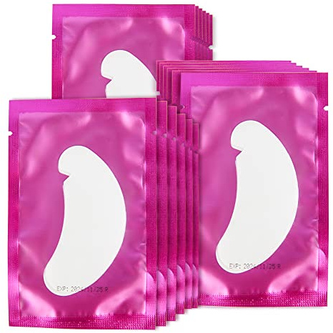 Lunamoon Cerotti per Estensioni Ciglia Eyelash Pads Patch Ciglia 50 Paia