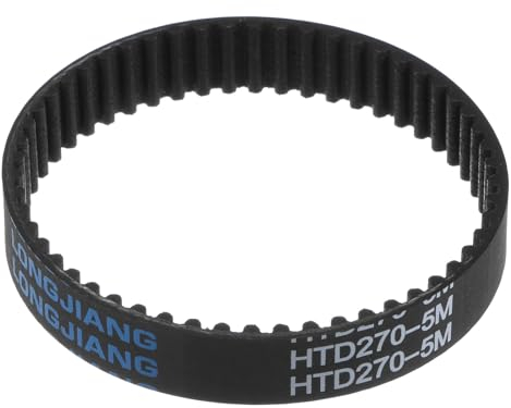 sourcing map HTD5M-270 Gummi Zahnriemen 54 Zähne Geschlossene Schleife Riemenscheibe Zahnriemen 15mm Breite, 270mm Umfang Synchronriemen Gummizahnriemen Keilriemen Antriebsriemen