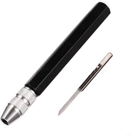 URPIZY Verstellbarer Dreiecksschaber SC1300+BD5010-1 Satz zum Entgraten und Trimmen