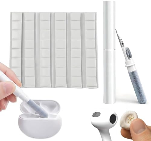 KAHZOR 48 Pezzi Multifunzionale Kit Pulizia Smartphone E Accessori Compatibile Con Airpods, Iphone, Pulizia Porta Di Ricarica, Kit Pulizia Cuffie E Kit Pulizia Telefono, Kit Pulizia Smartphone