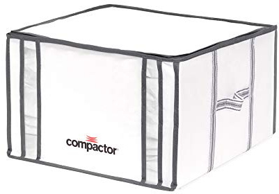 Compactor Life 3D Semi-Rigid Vacuum Storage Box, Size M - White - Save up to 75 Percent Space