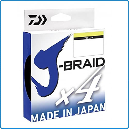 Daiwa - Fishing Braid J Braid 4B 270M, 21/100, Yellow - 12740121