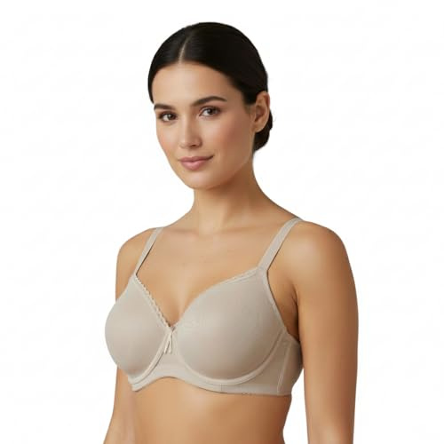 SELENE sujetador copa D con espalda anatómica Violeta D - color: TIERRA talla: 95