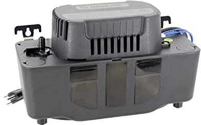 Beckett BK171UL Condensate Pump with Safety Switch, 115V, 17 ft Max Lift, 112 GPH, Automatic On/Off Operation, Black