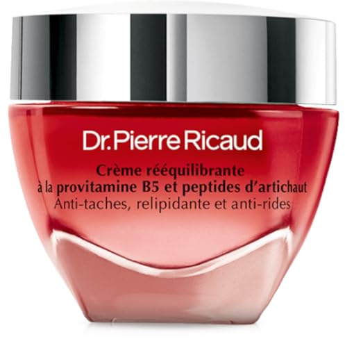 Dr Pierre Ricaud Crème Anti-Taches, Nourrissante, Anti-Rides pour Femme - Creme pour le Visage à la Provitamine B5 et aux Peptides d'Artichaut - Creme de Jour Anti-Age pour Femme - 40ml