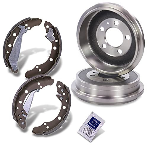 ATEC Germany Bremsensatz Hinterachse inkl. 2x Bremstrommel Hinterachse 4x Bremsbacken Hinterachse