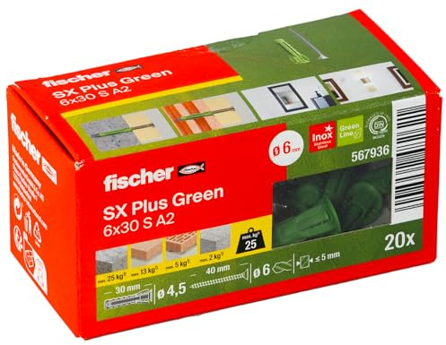 Plugg SX Plus Green 6x30 S A2