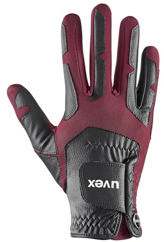 Uvex ventraxion Plus Reithandschuhe, Black-autumnred, 7-8