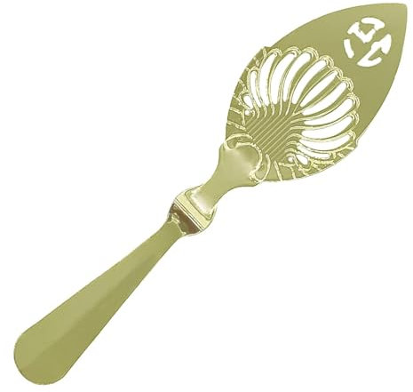 Cucchiaio per assenzio, Dripper per assenzio, cucchiaio filtrante amaro con design cavo, utensili da cucina cucchiai da portata in acciaio inossidabile Cucchiaio per fontana in assenzio per catering