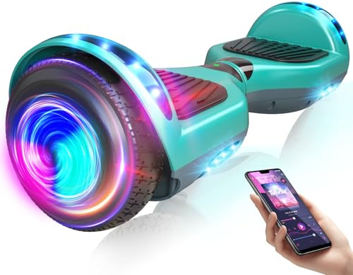 Hoverboards électrique auto-équilibré Bluetooth intégré pour enfants 6,5 pouces
