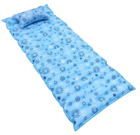 SOIMISS Materassino ad Acqua Raffreddante Singolo con Cuscino Integrato Materassino Estivo Rinfrescante per Dormitorio e Casa Tecnologia Antiperdite e Facile da Riporre