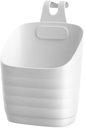 Cesta colgante de pared – Almacenamiento de drenaje colgante, doméstica multifuncional, gancho giratorio decorativo para dormitorio | Organizador de baño y cocina, unidad de estante de soporte de