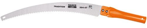BAHCO Orange Gebogene Holz Pruning Säge mit HEPA Filter, 50.0 mm Breite, 0.64 lbs, 28V, Garten-Säge