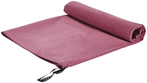 Cocoon Ultralight – lätt mikrofiberhandduk, Marsala Red, L