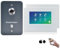 MATHFEL 4 Draht Video Türsprechanlage Gegensprechanlage 7'' Monitor Klingel Farb, 2x7'' Monitor mit WLAN Schnittstelle