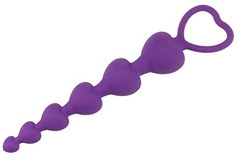 Anal Beads Analplug Silikon Buttplug Anal Kette mit 6 Kugeln, Sex Spielzeug Anal Plug mit Anal Kugeln für Männer Frauen Paare