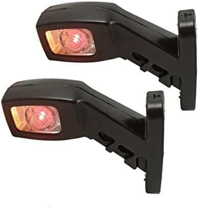 2 x LED Feux Gabarit Position Feu Lateral Rouge Blanc Jaune 12v 24v Remolque Camion Camionette Lampe