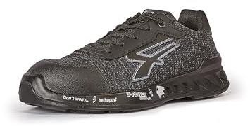 U-Power RV20116 Linea RED LEVE Modello SCOTT Scarpe di Sicurezza, S1P SRC ESD, Nero, 36 Dimensioni