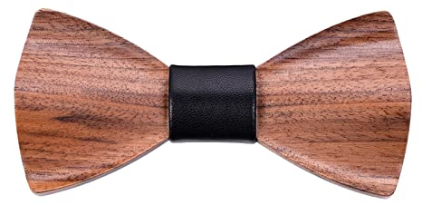 Mr.Van Holzfliege Kinderfliege Fliege Kinder Jungen Schleife bereits gebunden mit Hakenverschluß und verstellbar für Hochzeiten, Aufführungen,Partei,Abschlussball