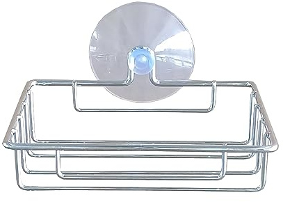 douceur d'intérieur, Porta Sapone a Ventosa, Cablato Basic Cromo, Metallo