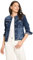CECIL Damen B212209 Jeansjacke, mid Blue wash, Regular