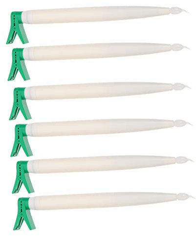 Tofficu 6pezzi Candele Led Coniche Senza Fiamma Ricaricabili Elettriche Candele Da Tavolo Per Decorazioni Da Per Feste Matrimonio e Decorazioni Casa