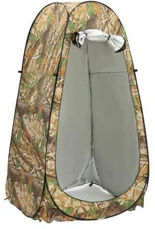 JF HOME BLISS Pop Up Shower Tent Toilet Changing Tent Camping Tent (Camouflage)