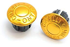 Cinelli Anodized Plugs Lenkerstopfen, Gold-Gold, Einheitsgröße