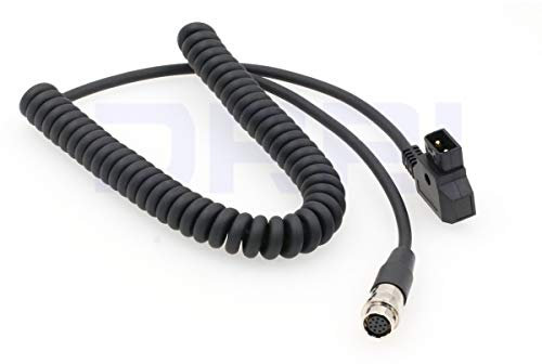 DRRI Anton Bauer Câble d'alimentation 12 Broches Hirose vers D-Tap pour Objectif B4 2/3 Fujinon Canon Dtap-12pin TTC