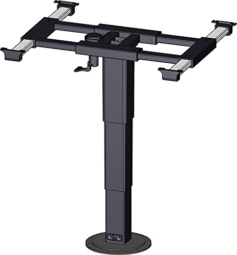 Ilse Einsäulen Tischgestell Klick Klack System anthrazit