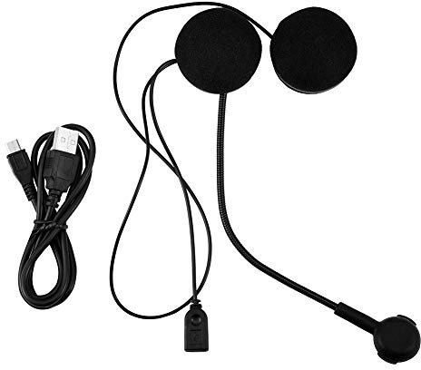 Cuifati Trådlös Bluetooth HIFI stereohörlurar headset, Bluetooth-hjälmhögtalare hörlurar intercom för hjälmar trådlösa hörlurar med mikrofon för motorcykelhjälm