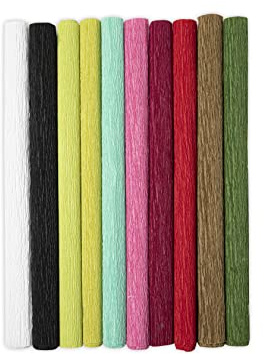 Sizzix Surfacez Crepe Paper, 12 x 24, Festive, 10 Sheets | 665991 | Chapter 3 2022
