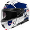 SCHUBERTH HELMET C5 ECE DEKOR GLOBE BLUE 59 (L)