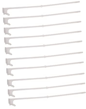 Yardenfun Lot de 10 supports de drapeau pour fenêtre de véhicule - Pour voitures, bus et camions - Installation facile - Matériau plastique résistant - Convient pour différents drapeaux