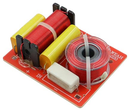 Sarini Filtro Crossover a 2 Vie Filtri Crossover Audio da 120 W per la Scheda del modulo Audio del Filtro Audio Hi-Fi dell'unità