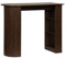 sweeek - Bar-Tisch, hoher Küchentisch aus Holzdekor mit Stauraum, 3 Ablagen, 120 x 55 x 100 cm - Wallis