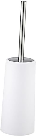 Mikikit Cepillo de Limpieza para Inodoro con Base de Plástico y Acero Inoxidable, Olor, Adecuado para Baño Doméstico