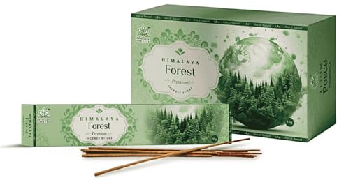 Himalaya Bastoncini Incenso Premium Foresta – Puro e Naturale con Aroma Boschivo per Rilassamento Profondo e Sollievo dallo Stress