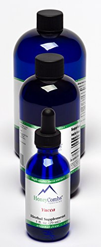HoneyCombs 16oz. Yucca Root – Supports Blood Cleansing, Detox, Healthy Joints and More – Alcohol-Free Liquid Extract